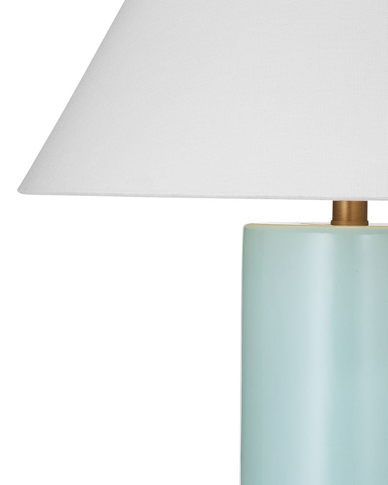 Bassett Mirror - Alexander 29" Blue Ceramic Table Lamp - L4644T view 2