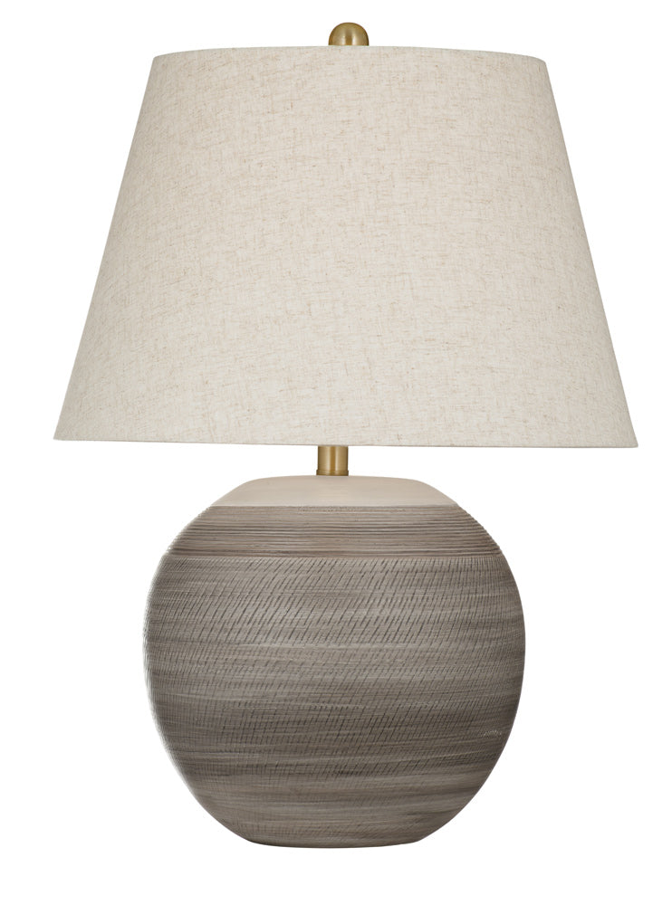 Bassett Mirror - Almaden Table Lamp in Earthy Grey-Brown - L4684T view 1