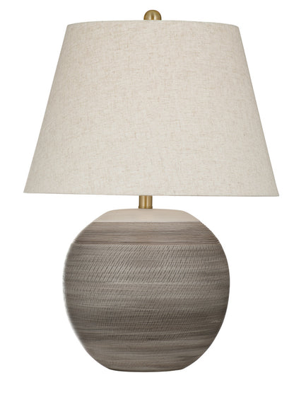 Bassett Mirror - Almaden Table Lamp in Earthy Grey-Brown - L4684T view 1