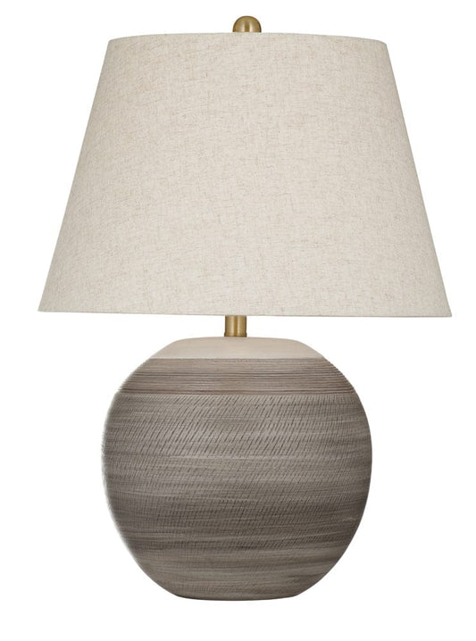 Bassett Mirror - Almaden Table Lamp in Earthy Grey-Brown - L4684T view 1