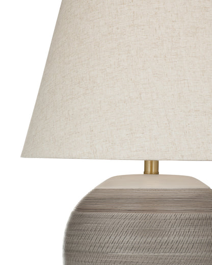 Bassett Mirror - Almaden Table Lamp in Earthy Grey-Brown - L4684T view 2