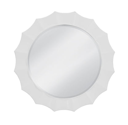 Bassett Mirror - Altair 36" Glossy White Round Wall Mirror - M5226B view 1