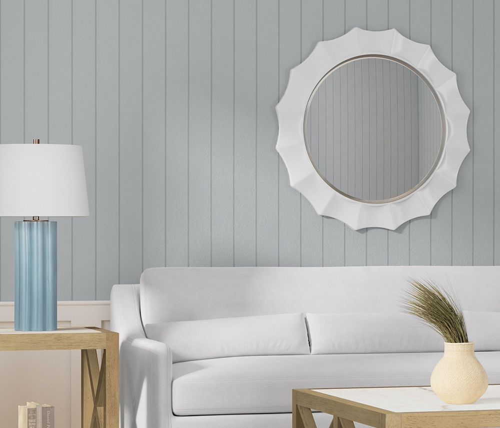 Bassett Mirror - Altair 36" Glossy White Round Wall Mirror - M5226B view 5