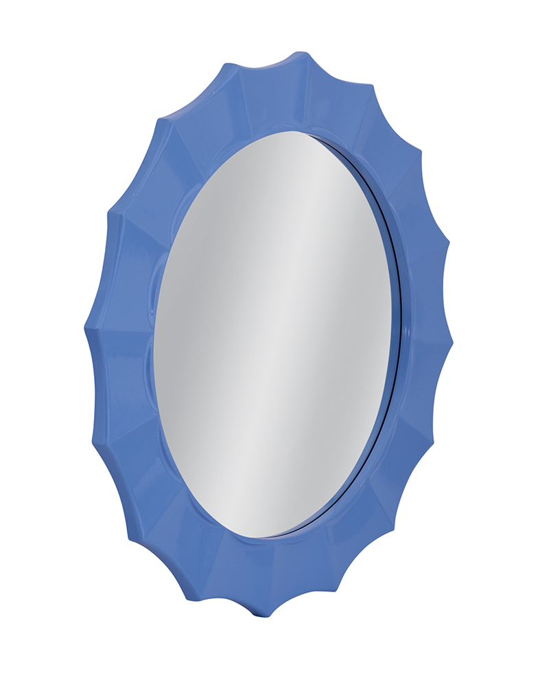 Bassett Mirror - Altair 36" Light Blue Round Wall Mirror - M5224B view 2