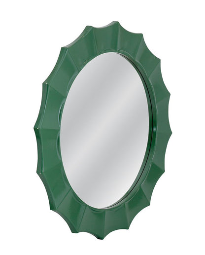 Bassett Mirror - Altair 36" Rich Green Round Wall Mirror - M5225B view 2