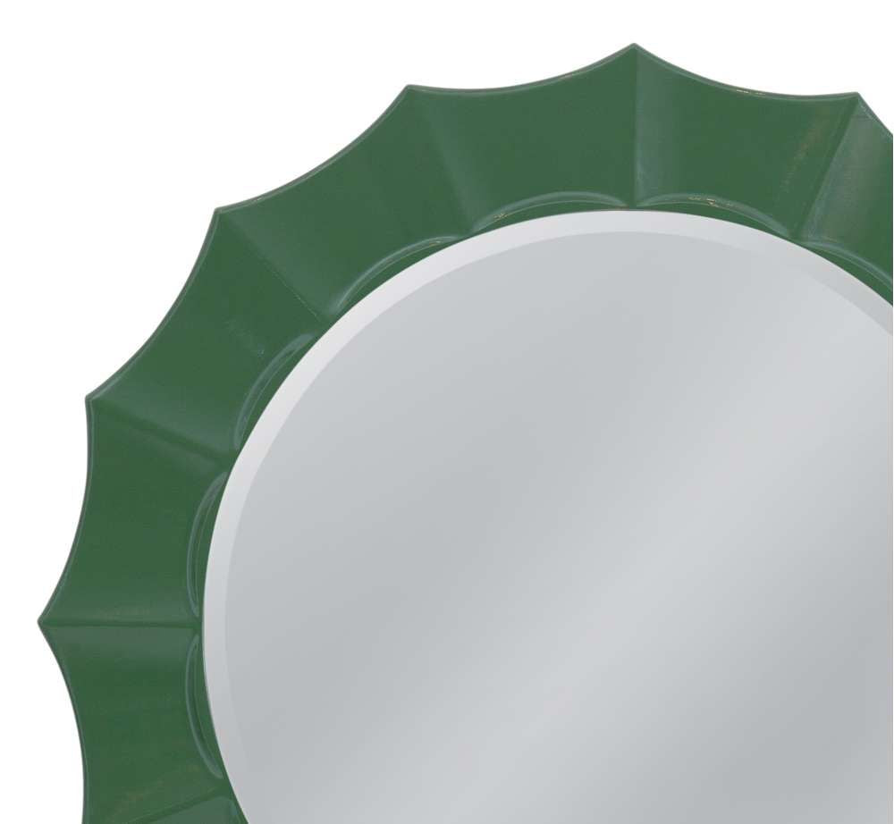 Bassett Mirror - Altair 36" Rich Green Round Wall Mirror - M5225B view 4