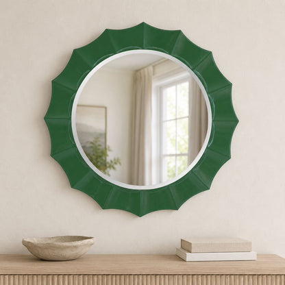 Bassett Mirror - Altair 36" Rich Green Round Wall Mirror - M5225B view 5