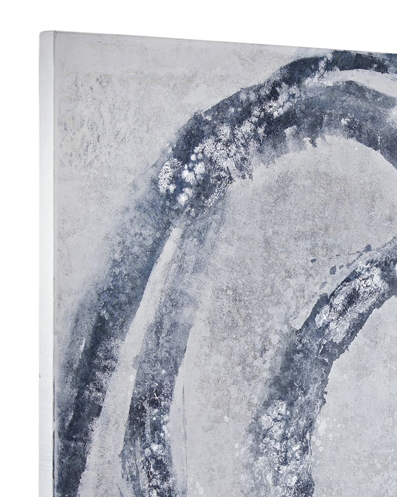 Bassett Mirror - Altarium Blue Abstract Canvas Art - 7301-023 view 4