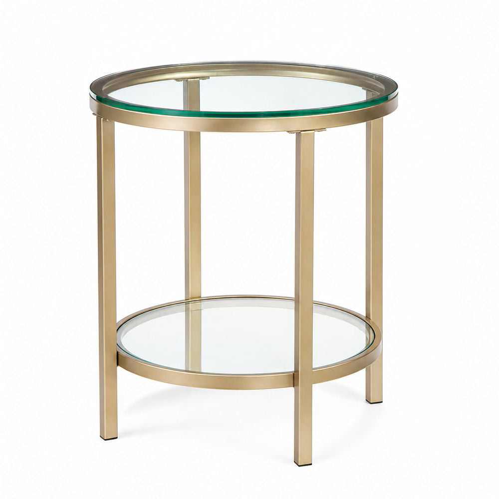 Bassett Mirror - Anderson Glass-Top End Table - 7000-LR-220 view 2