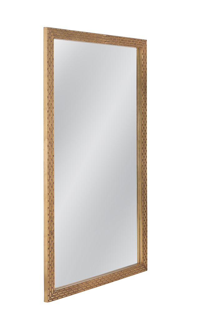Bassett Mirror - Ansul 80" Gold Floor Mirror - M5190 view 2