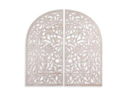 Bassett Mirror - Archhed Canvas Wall Hanging Art (Set of 2) - 7500-729EC veiw 1