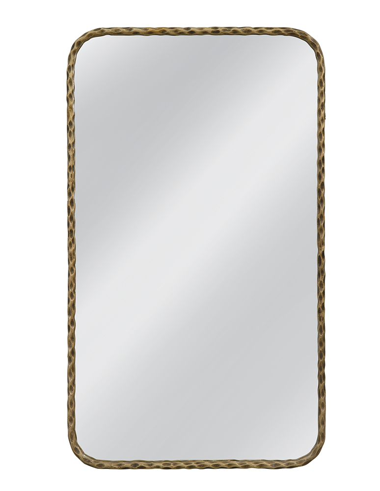 Bassett Mirror - Aria 48" Brass Rectangular Wall Mirror - M5303 view 1