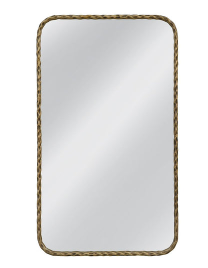 Bassett Mirror - Aria 48" Brass Rectangular Wall Mirror - M5303 view 1