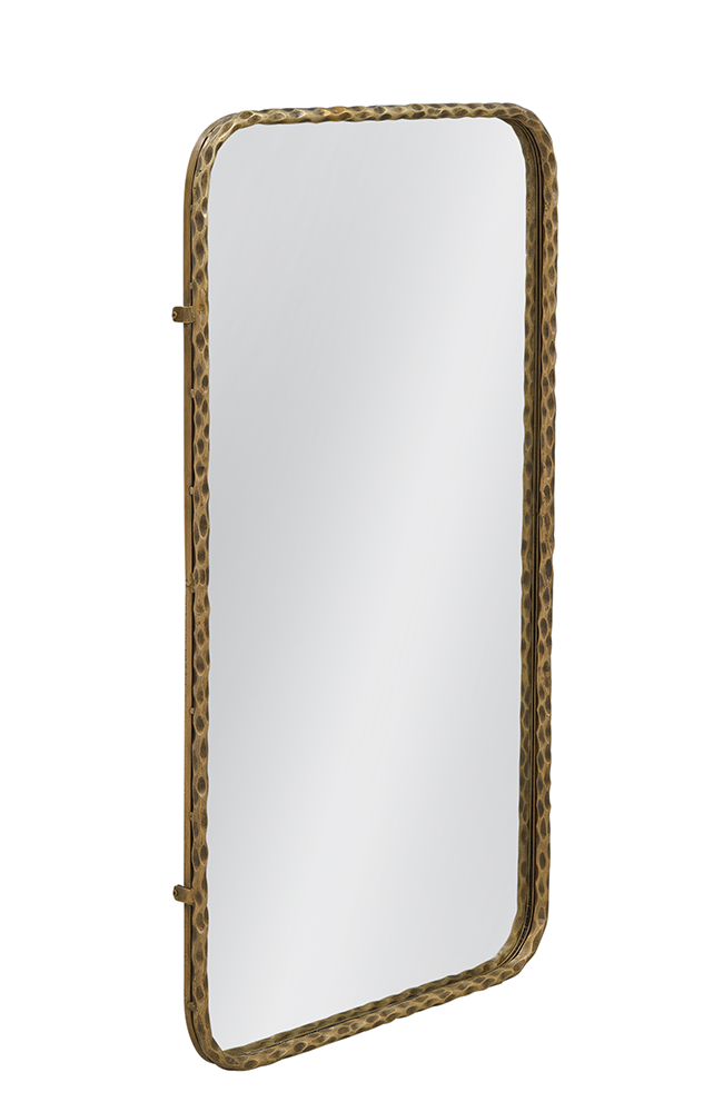 Bassett Mirror - Aria 48" Brass Rectangular Wall Mirror - M5303 view 2