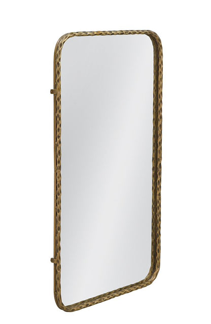 Bassett Mirror - Aria 48" Brass Rectangular Wall Mirror - M5303 view 2