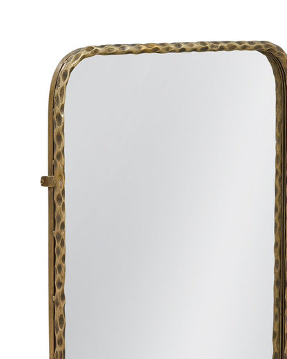 Bassett Mirror - Aria 48" Brass Rectangular Wall Mirror - M5303 view 3