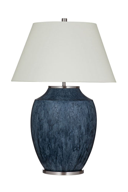 Bassett Mirror - Ashe 32" Blue Resin Table Lamp - L4661T view 1
