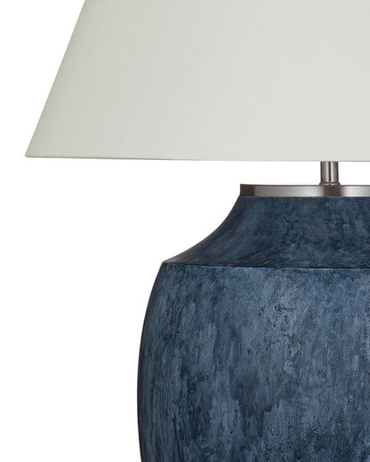 Bassett Mirror - Ashe 32" Blue Resin Table Lamp - L4661T view 2