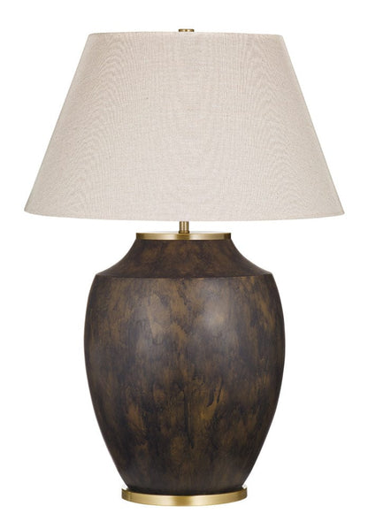 Bassett Mirror - Ashe Table Lamp - Brown in Brown - L4696T view 1