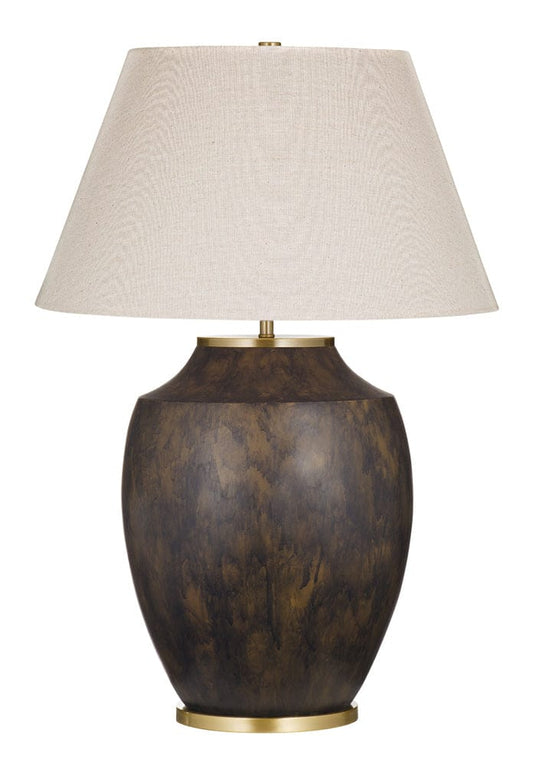 Bassett Mirror - Ashe Table Lamp - Brown in Brown - L4696T view 1
