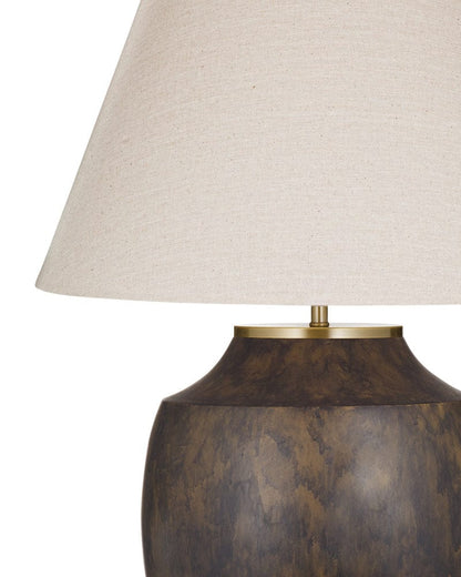 Bassett Mirror - Ashe Table Lamp - Brown in Brown - L4696T view 2