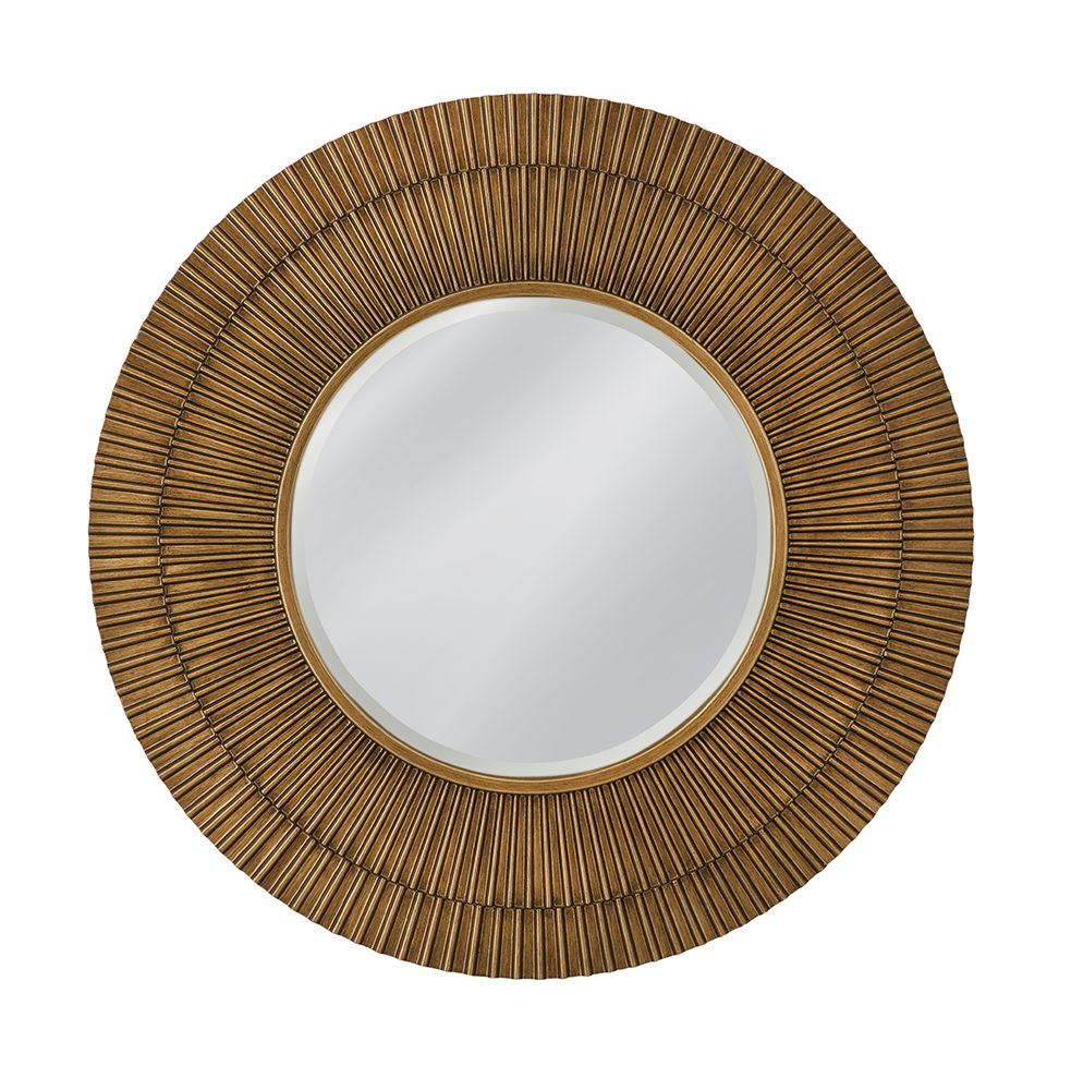 Bassett Mirror - Audra 44" Antique Bronze Round Wall Mirror - M5384 view 1