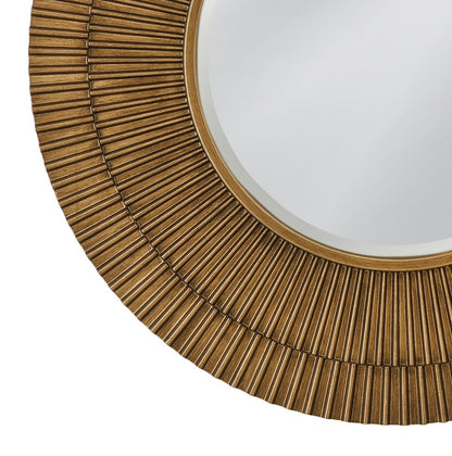 Bassett Mirror - Audra 44" Antique Bronze Round Wall Mirror - M5384 view 3