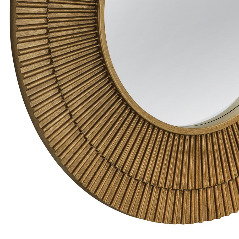 Bassett Mirror - Audra 44" Antique Bronze Round Wall Mirror - M5384 view 4