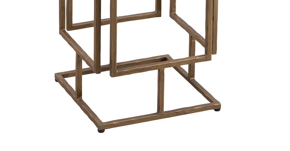 Bassett Mirror - Audrey White Marble Accent Table - 9902-LR-223 view 3