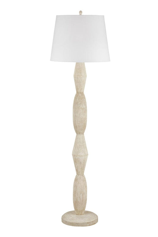 Bassett Mirror - Aurelia Floor Lamp in Whitewash - L4747F view 1