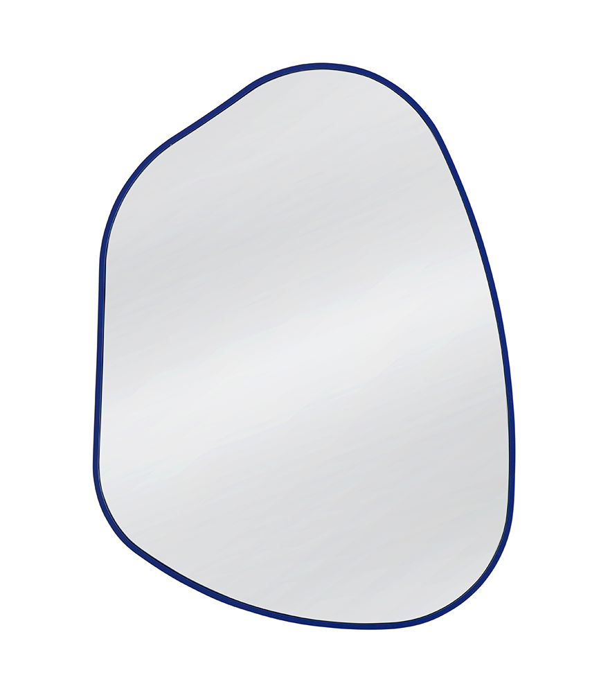 Bassett Mirror - Azalea 40" Navy Rectangular Wall Mirror - M5035 view 1