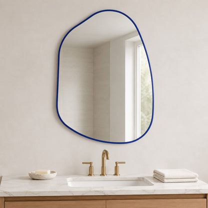 Bassett Mirror - Azalea 40" Navy Rectangular Wall Mirror - M5035 view 5