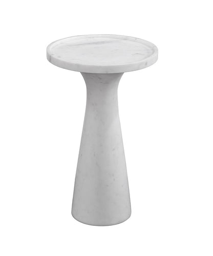 Bassett Mirror - Baird White Marble Accent Table - 9108-LR-223 view 1
