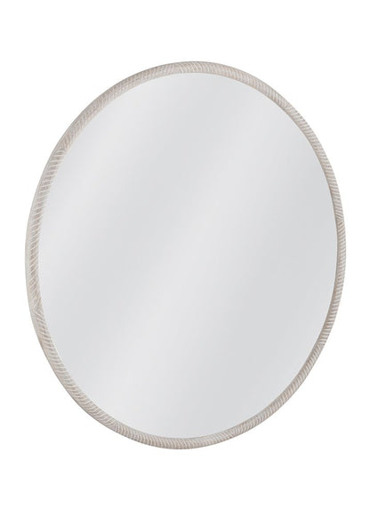 Bassett Mirror - Bechet 56" Whitewashed Round Wall Mirror - M5074 view 2