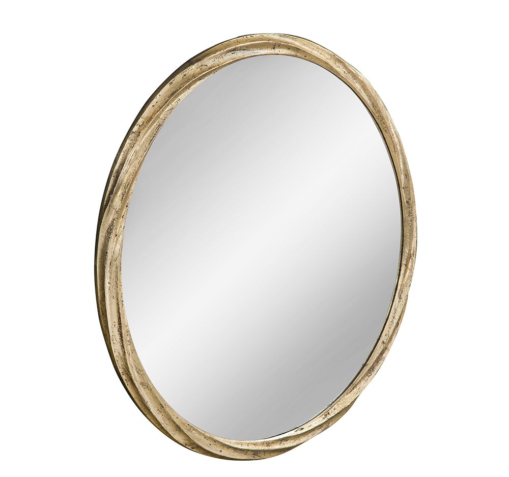 Bassett Mirror - Beekmann Hill 36" Gold Round Wall Mirror - M4687 view 2