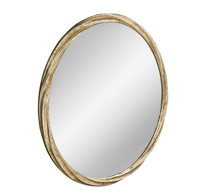 Bassett Mirror - Beekmann Hill 36" Gold Round Wall Mirror - M4687 view 2
