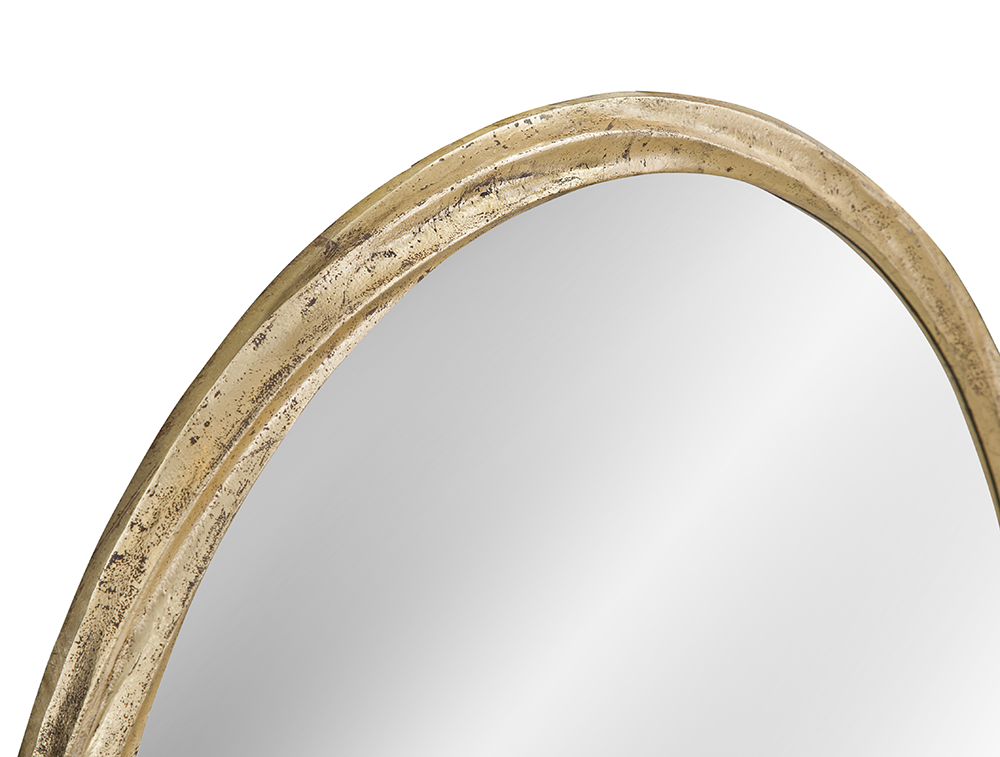 Bassett Mirror - Beekmann Hill 36" Gold Round Wall Mirror - M4687 view 3