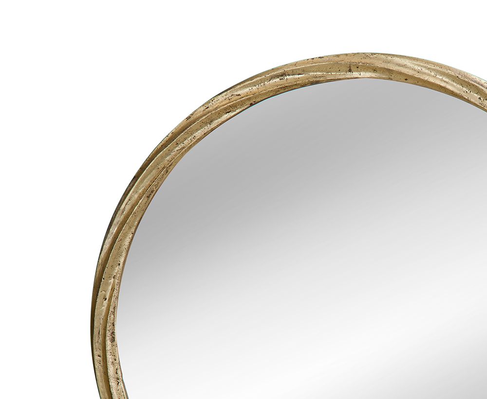 Bassett Mirror - Beekmann Hill 36" Gold Round Wall Mirror - M4687 view 4