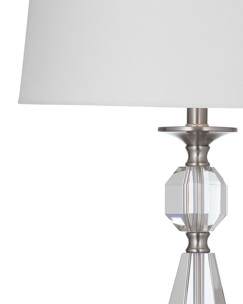 Bassett Mirror - Bella 34" Clear Crystal Table Lamp - L4636T view 2