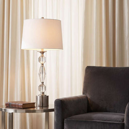 Bassett Mirror - Bella 34" Clear Crystal Table Lamp - L4636T view 4