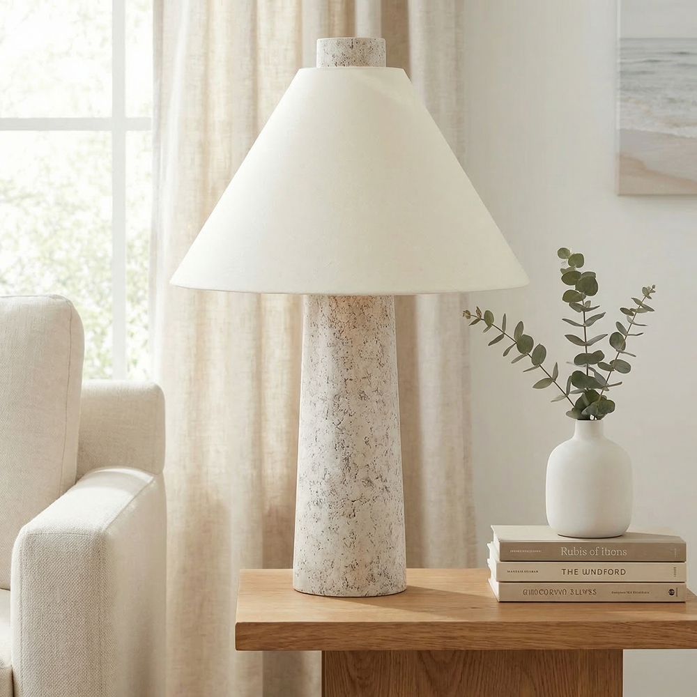Bassett Mirror - Berks 31" Cream Resin Table Lamp - L4593T view 5