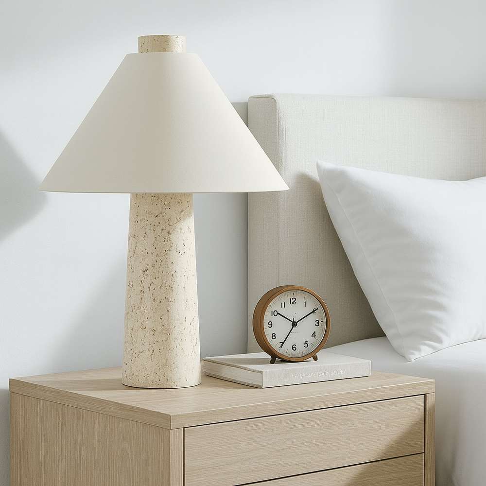 Bassett Mirror - Berks 31" Cream Resin Table Lamp - L4593T view 6