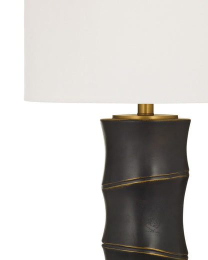 Bassett Mirror - Berkshire 28" Black Resin Table Lamp - L4690T view 2