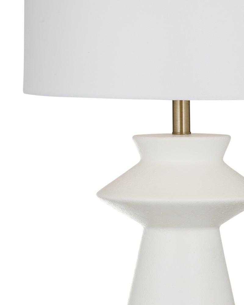 Bassett Mirror - Binah Table Lamp in Matte White - L4708T view 2