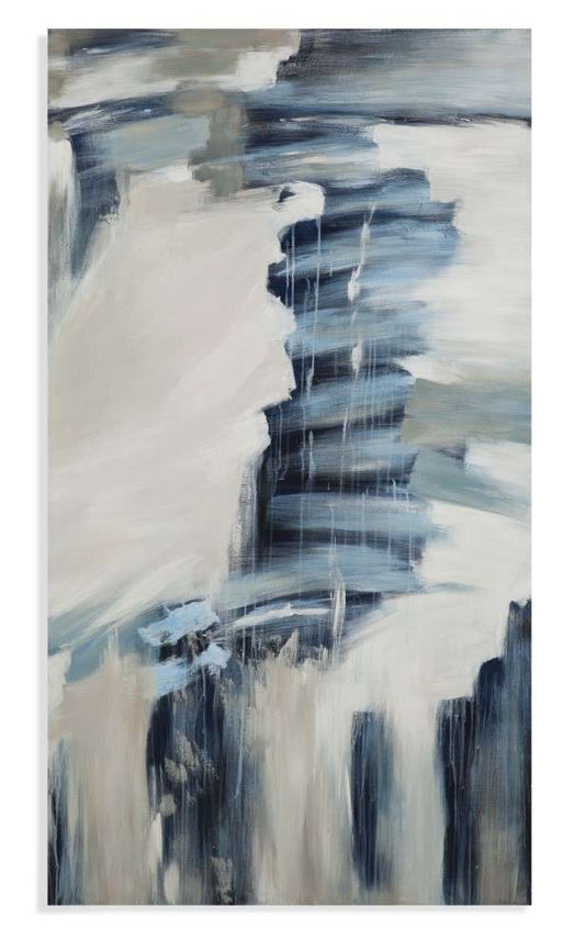 Bassett Mirror - Blue Theory Canvas Art - 7300-178BEC veiw 1