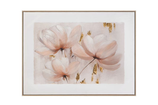 Bassett Mirror - Blush Magnolia I Pink Floral Framed Canvas - 7301-143 view 1