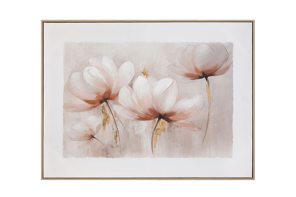Bassett Mirror - Blush Magnolia II Pink Floral Framed Canvas - 7301-144 view 1