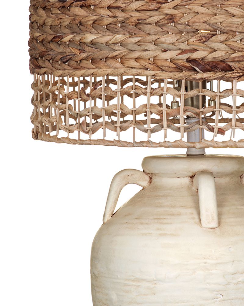 Bassett Mirror - Breeze 30" Cream Ceramic Table Lamp - L4561T view 2
