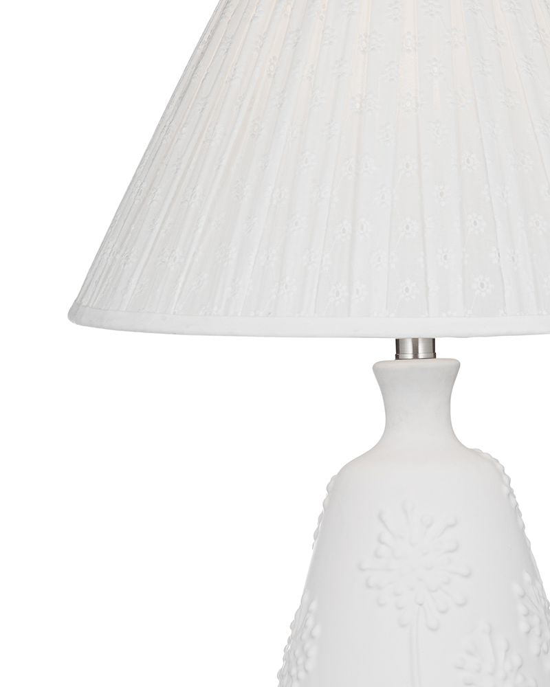 Bassett Mirror - Brentwood 26" White Resin Table Lamp - L4725T view 2