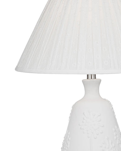 Bassett Mirror - Brentwood 26" White Resin Table Lamp - L4725T view 2